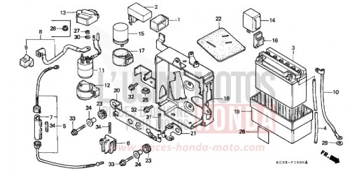 BATTERIE/UNITE DE C.D.I. CM125CF de 1985